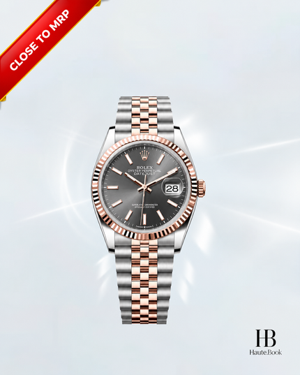 [At MRP] [Brand New] Rolex Datejust 36 Everose Rolesor Grey Dial Stainless Steel 126231 36 mm