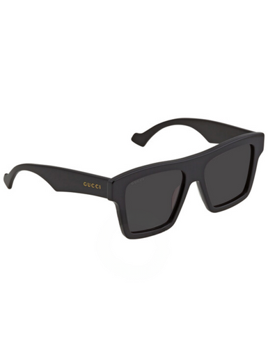 GUCCI  Solid Grey Rectangular Men's Sunglasses image 0