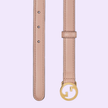 GUCCI Blondie thin Light Pink Leather Belt - 75 image