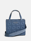 Guess Breena Logo Mini Tote - Blue image 0