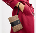 COACH Corner Zip Wristlet In Signature Canvas With Stripe image 15