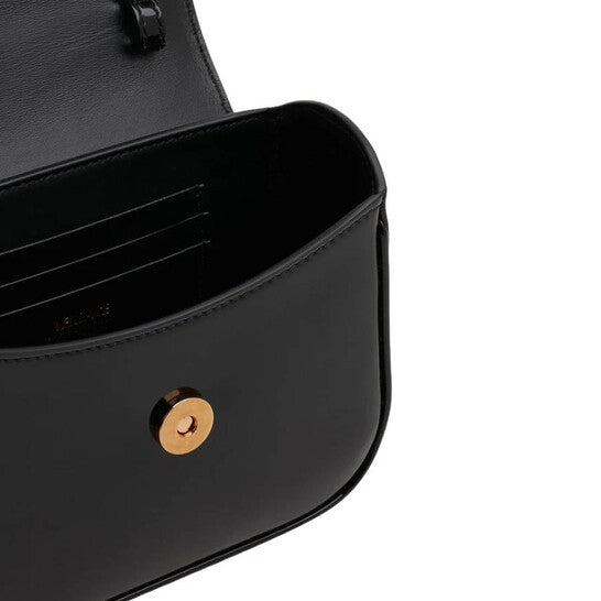 VERSACE Black Glossy Leather La Medusa Mini Bag image 3