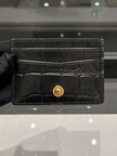 VERSACE Medusa Card Case In Croc Embossed image 0