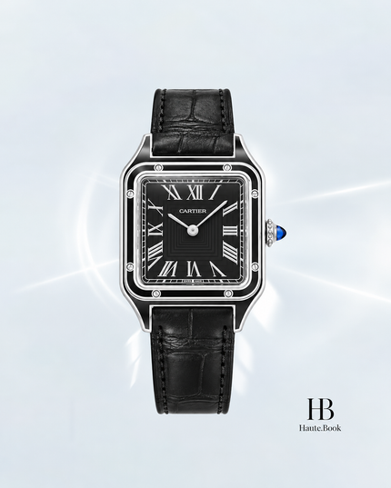 [Store Display] Cartier Santos-Dumont Black Leather Strap 43.5 × 31.4 mm