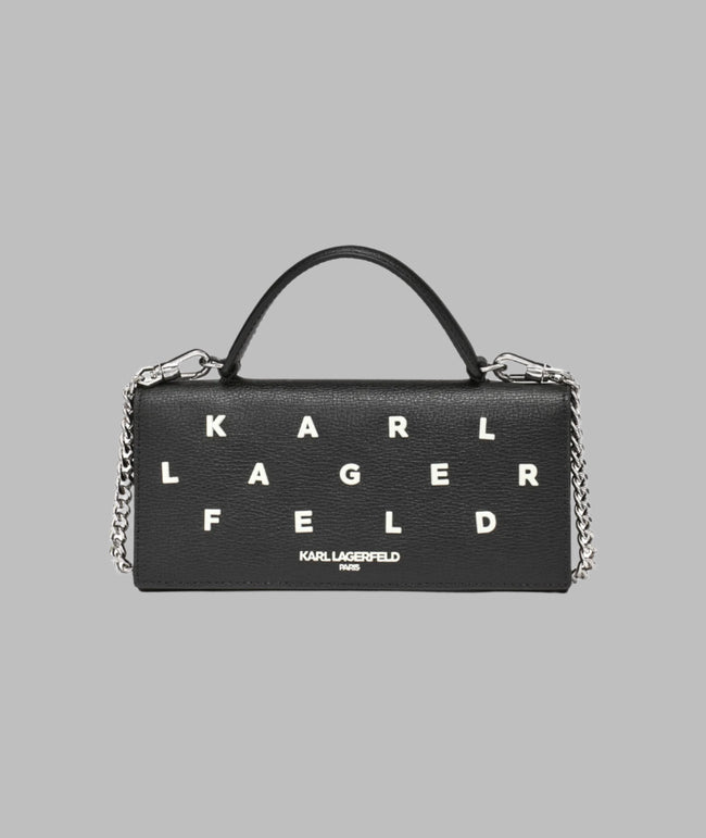 KARL LAGERFELD Kosette Crossbody Bag With Pins - Black image 0