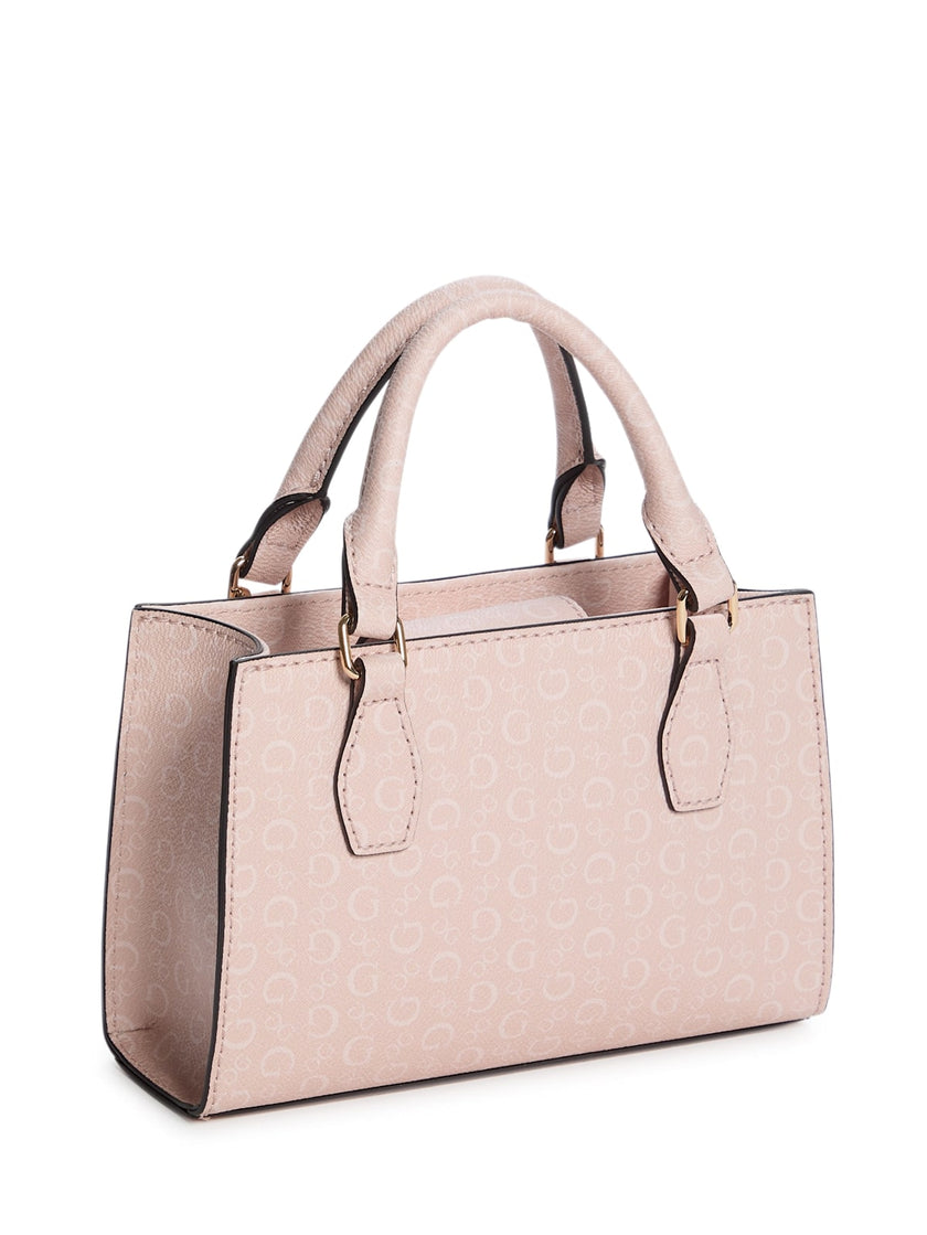 [AT DELHI]  Guess Eldoria Logo Mini Satchel - Pink image 2