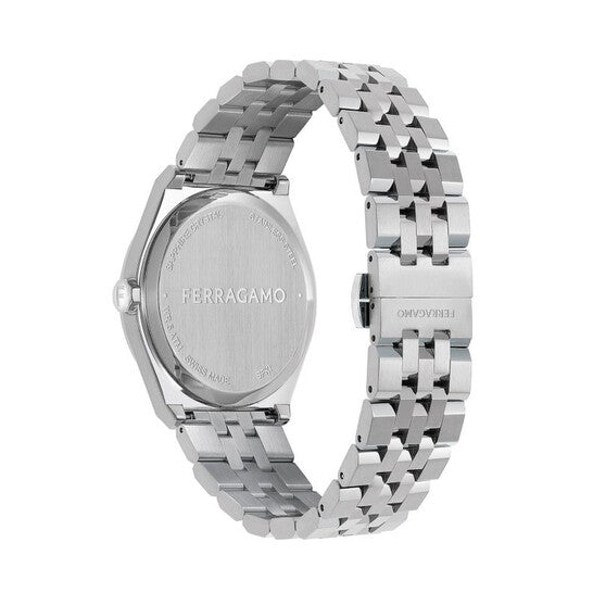 SALVATORE FERRAGAMO Vega Quartz Silver Dial Watch (Arriving In Delhi) image 1