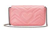 GUCCI Super Mini Gg Marmont In Quilted Leather Bag - Pink image 2