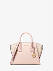 MICHAEL KORS  Avril Small Leather Satchel - Pwd Blsh Mlt image 0