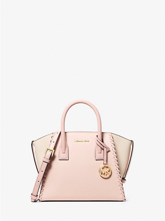 MICHAEL KORS  Avril Small Leather Satchel - Pwd Blsh Mlt image 0