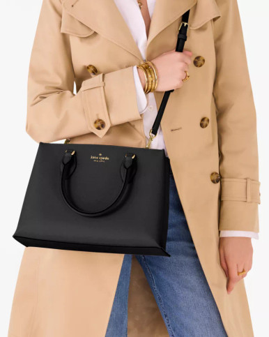 KATE SPADE  Rae Medium Satchel - Black (Arriving In Delhi) image 1