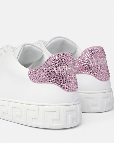 VERSACE Crystal Greca Sneakers image 1