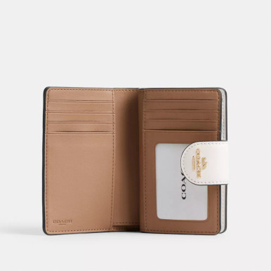 COACH Medium Corner Zip Wallet In Signature Canvas image 5