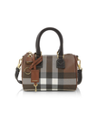 BURBERRY Check Mini Bowling Bag - Dark Birch image 3