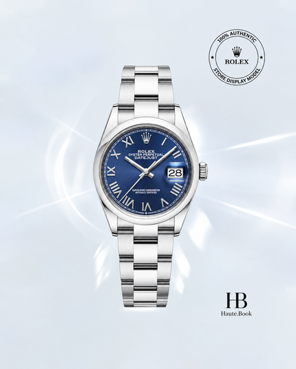 [Brand New] Rolex Datejust Bright Blue Stainless Steel 126200 36 mm