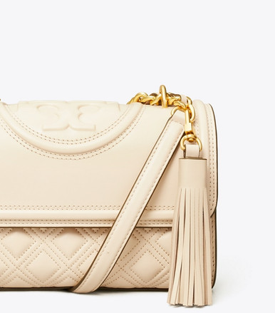 [AT DELHI] TORY BURCH Small Fleming  Convertible Shoulder Bag - New Cream image 3