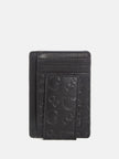 Guess Debossed Logo Card Case - Black image 0