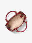 MICHAEL KORS Marilyn Medium Signature Logo Stripe Satchel image 2