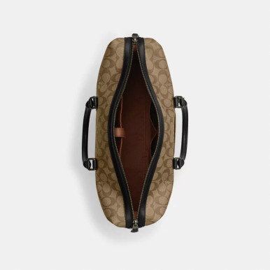 COACH Ellery Small Duffle Bag In Signature Canvas image 3