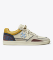 TORY BURCH Clover Court Sneaker - Light Cream / Calcare / Dark Carmine image 0