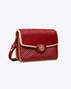[AT DELHI] TORY BURCH Robinson Puffy Patent Quilted Convertible Bag - Red image 2