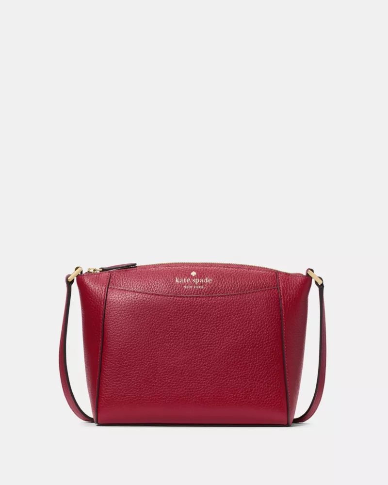 KATE SPADE Monica Small Crossbody - Red Jam image