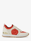 Michael Kors Jenkins Two-Tone Stretch Knit Trainer - Dk Sangria image 5