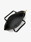 MICHAEL KORS  Charlotte Large Saffiano Leather Top-Zip Tote Bag - Black image 2