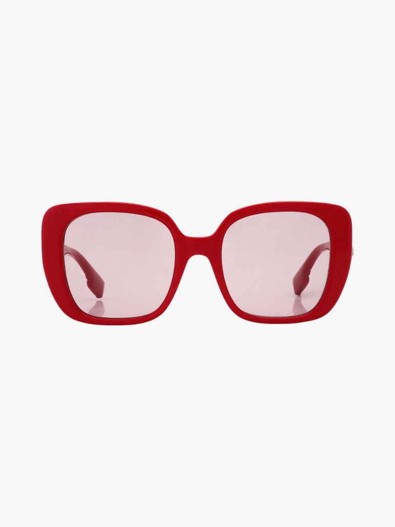 BURBERRY Helena Pink Square Ladies Sunglasses image 0
