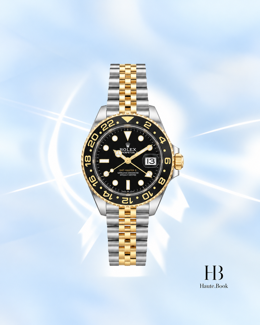 [Brand New] Rolex GMT-Master II Black Dial Yellow Rolesor Jubilee 126713GRNR-0001 40 mm