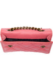 KURT GEIGER Micro Brixton Quilted Shoulder Bag - Open Pink