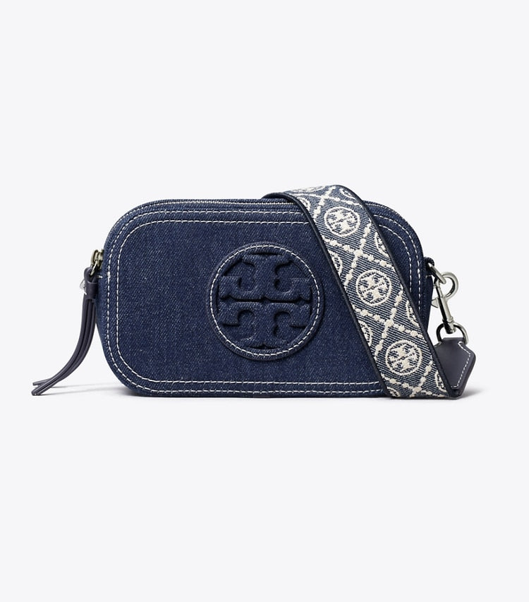 TORY BURCH Mini Miller Denim Crossbody Bag image 0
