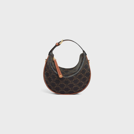 [AT DELHI] CELINE Lulu Teen Bag In Triomphe Canvas And Calfskin image 0