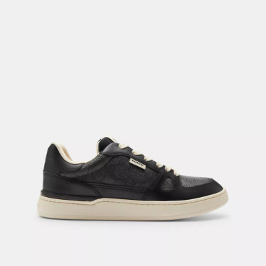 COACH Clip Court Low Top Sneaker In Signature Canvas image 1
