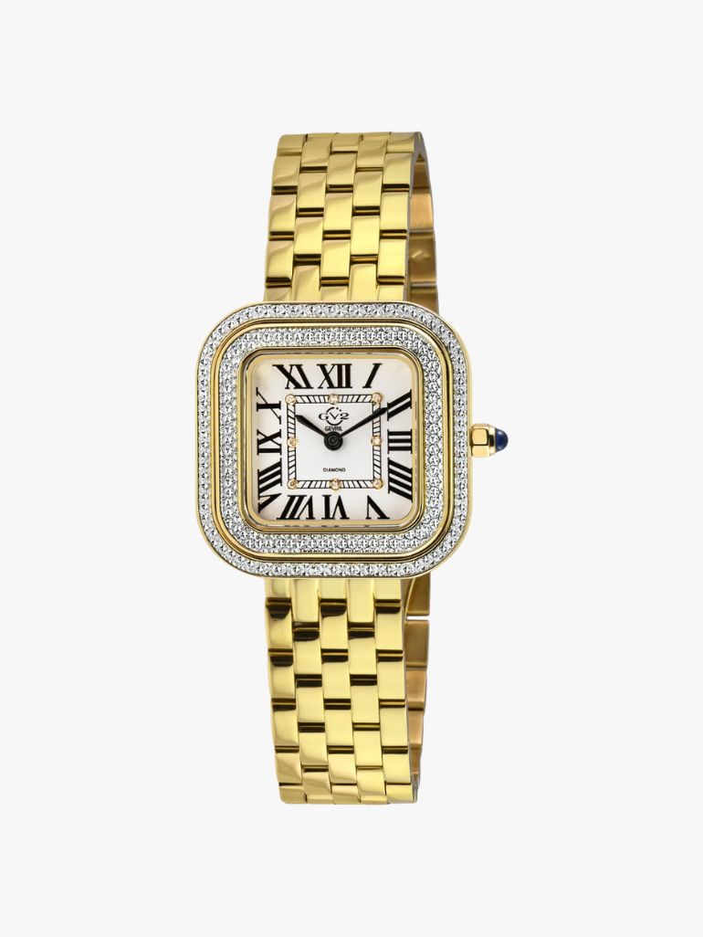 [ARRIVING] GV2 BY GEVRIL Bellagio Diamond Swiss Bracelet Watch, 30mm image 0