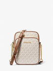 MICHAEL KORS Jet Set Travel Medium Signature Logo Crossbody Bag -Vanilla image 1