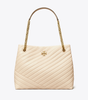 TORY BURCH Kira Chevron Tote - New Cream image