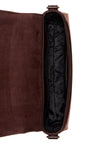 Guess Lumina Faux-Suede Shoulder Bag - Brown image 3