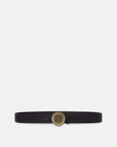 VERSACE JEANS V-Emblem Round Belt - Gold, 95 image