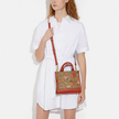 COACH Dempsey Tote 22 In Signature Canvas With Wild Strawberry Print image 3