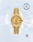 [Store Display] Rolex Datejust Champagne Presidential Bracelet 26 mm