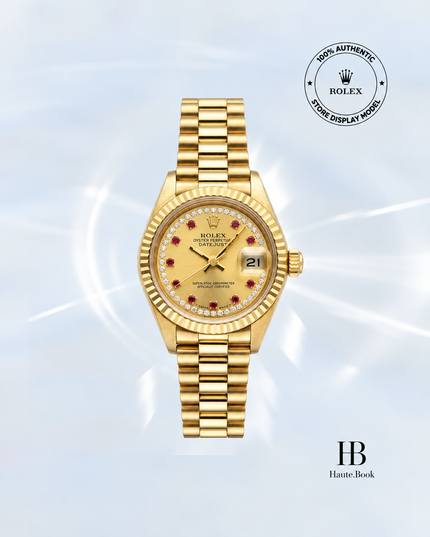 [Store Display] Rolex Datejust Champagne Presidential Bracelet 26 mm
