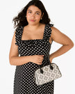 [AT DELHI] KATE SPADE Flower Small Dolly Duffle - Black Multi image 1