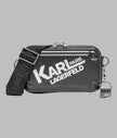 KARL LAGERFELD Logo Hard Case Crossbody With Logo Strap image 0