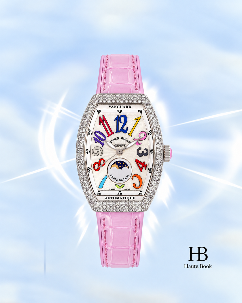 [Brand New] Franck Muller Vanguard Automatic Diamond Moonphase 32 mm