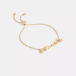 COACH Script Heart Slider Bracelet image 1