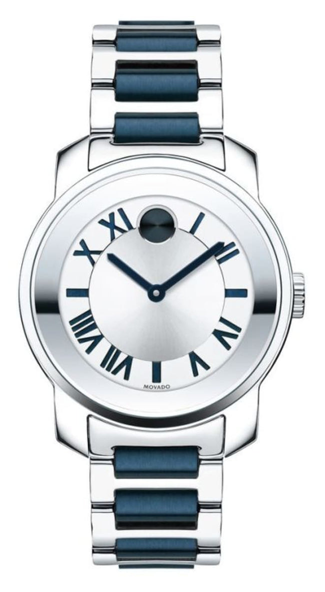 [AT DELHI] MOVADO Bold Silver Dial Two Tone Steel Strap Watch image 0