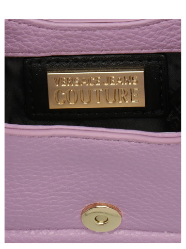 Versace Jeans Couture  Logo Buckled Shoulder Bag - Purple image 3