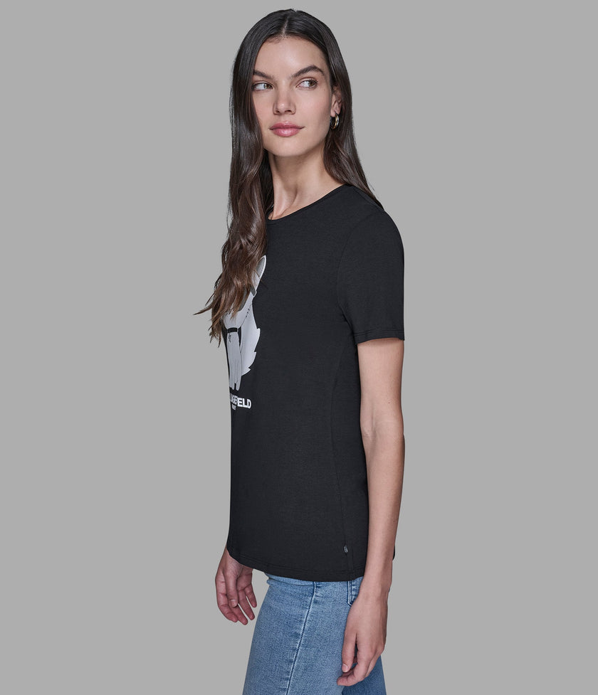 KARL LAGERFELD Choupette Tee - Black image 1