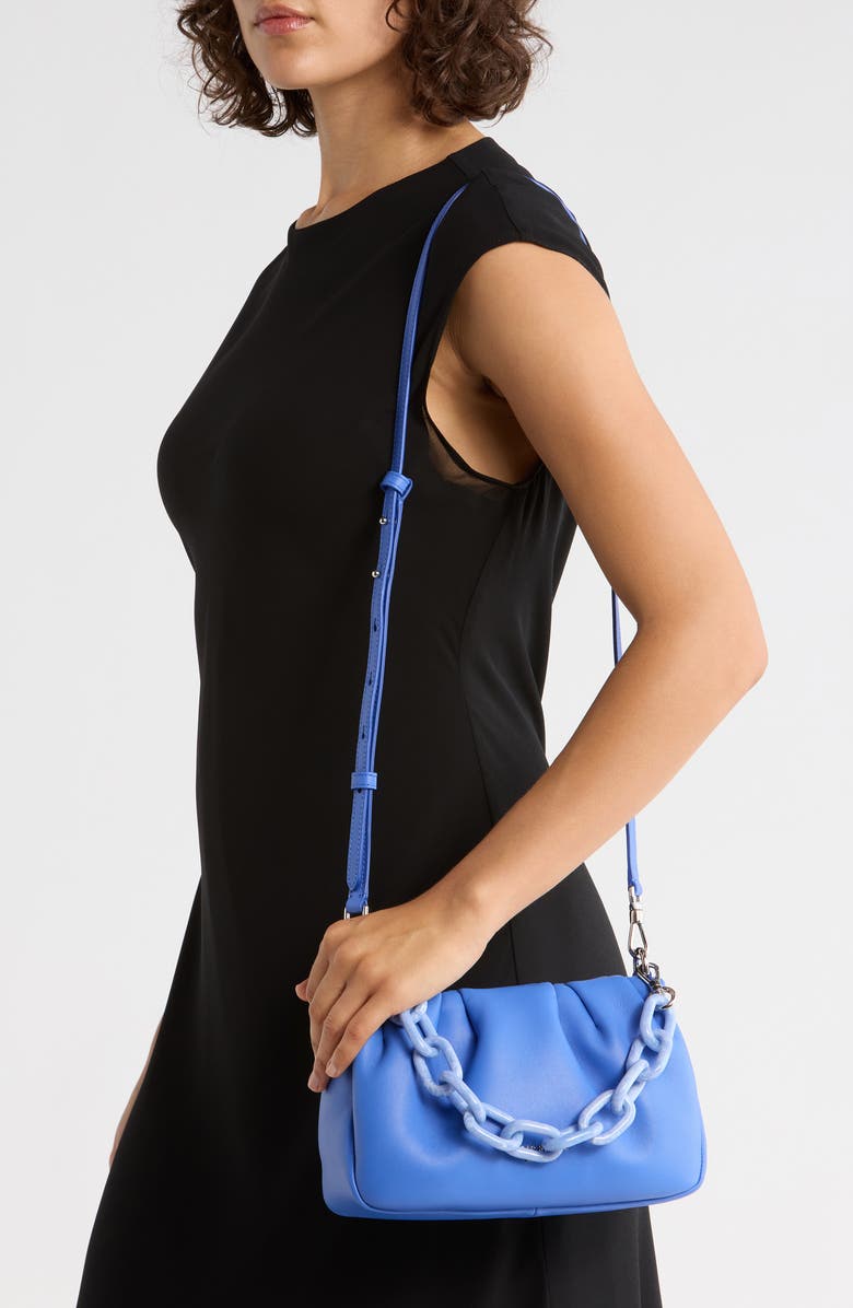 KATE SPADE Souffle Smooth Leather Crossbody - Fluorite image 1
